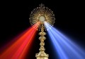 Monstrance s paprsky - krev a voda, volné dílo, flickr.com